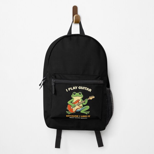 Item preview, Funny Frog Guitar Shirt, I Play Guitar Because I Like It Tee, Musician Humor Shirt, Cute Guitar Player Gift, Frog Meme Shirt designed and sold by VibeOffline Studio.