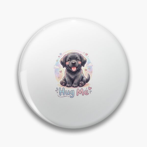 Item preview, Cute Puppy Sticker – Hug Me Dog Design designed and sold by SainiArt19.