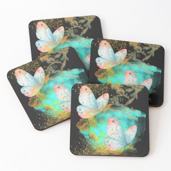 Item preview, Coffee and Butterflies designed and sold by Uplifting Vib'n Design and Decor .