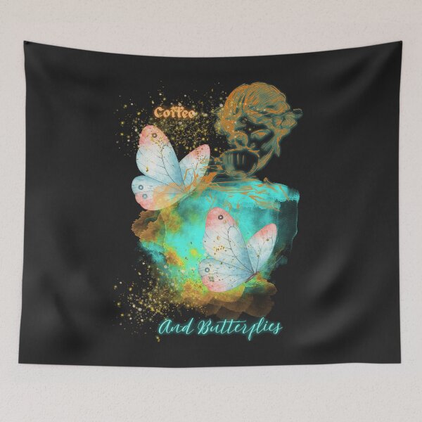 Item preview, Coffee and Butterflies designed and sold by Uplifting Vib'n Design and Decor .