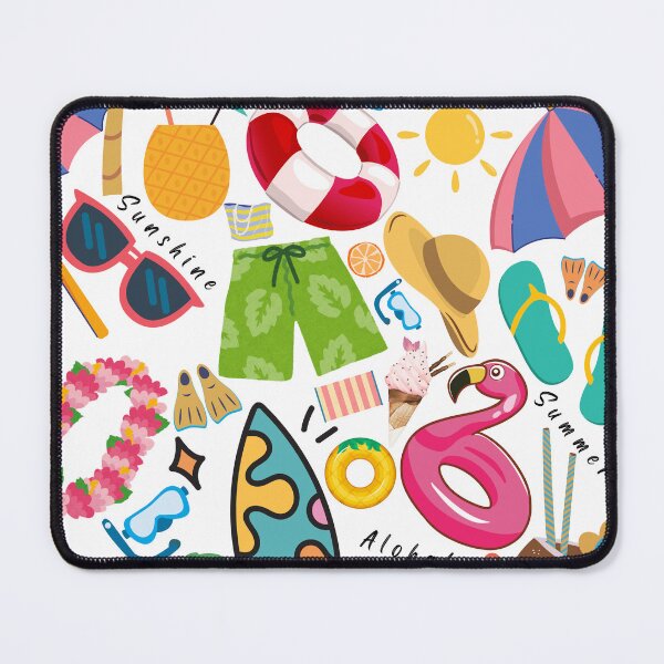 Item preview, Tropical Flamingo Float Pool Party Repeat Design  designed and sold by NadDot.