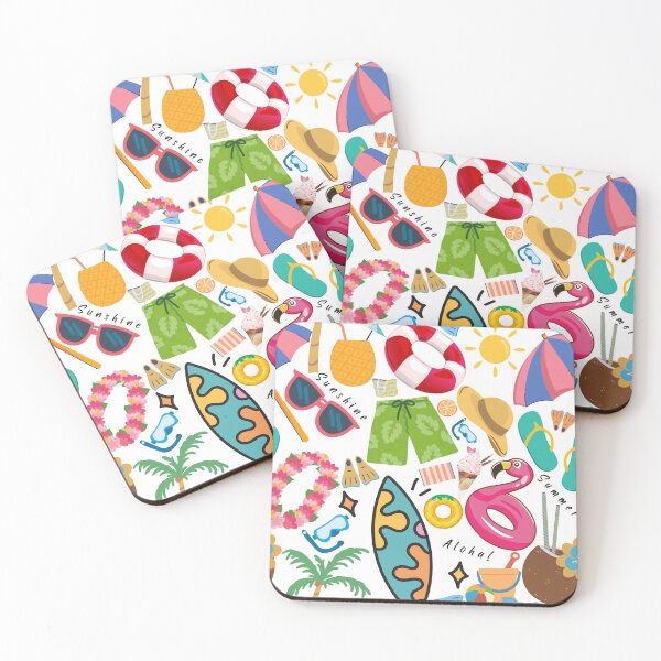 Item preview, Tropical Flamingo Float Pool Party Repeat Design  designed and sold by NadDot.