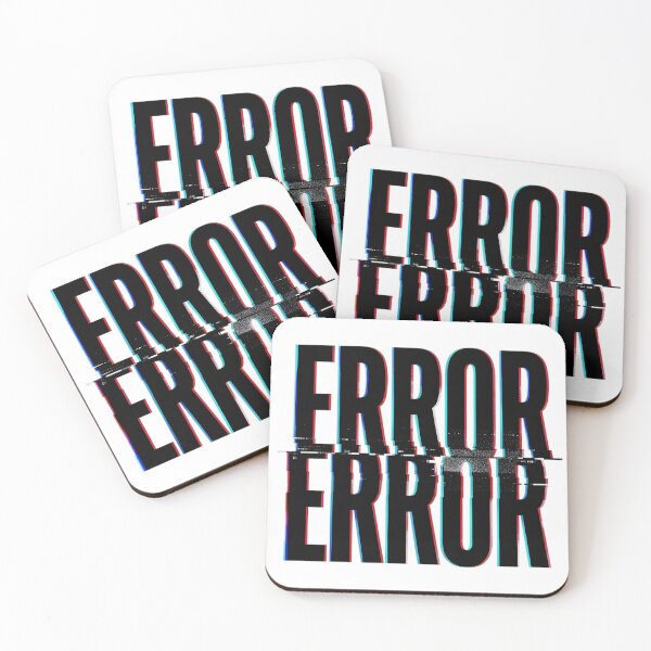 Item preview, Double Error Glitch - Distorted Digital Streetwear Aesthetic designed and sold by AlanyaArtX.