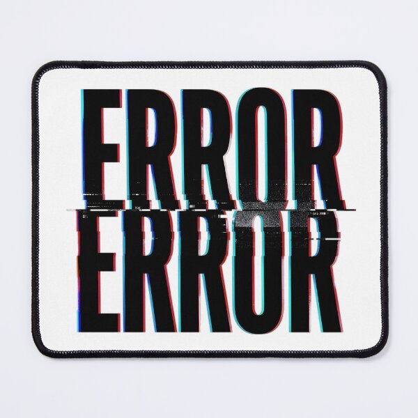 Item preview, Double Error Glitch - Distorted Digital Streetwear Aesthetic designed and sold by AlanyaArtX.