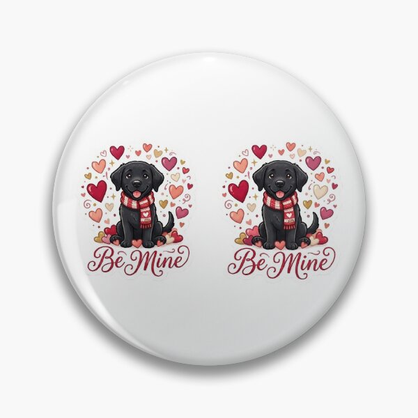 Item preview, Romantic Dog Sticker – Be Mine Cute Pet designed and sold by SainiArt19.