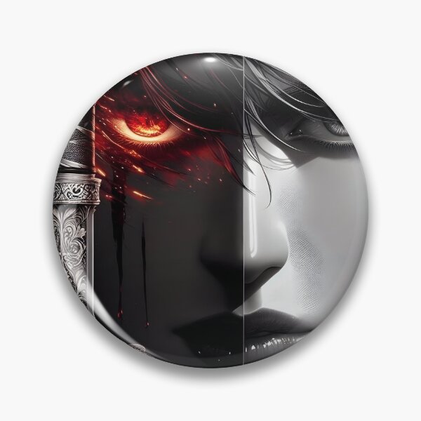 Item preview, The Mirror's Edge: Samurai Confronting the Reflection of His Inner Dark Side designed and sold by MouradStudio.