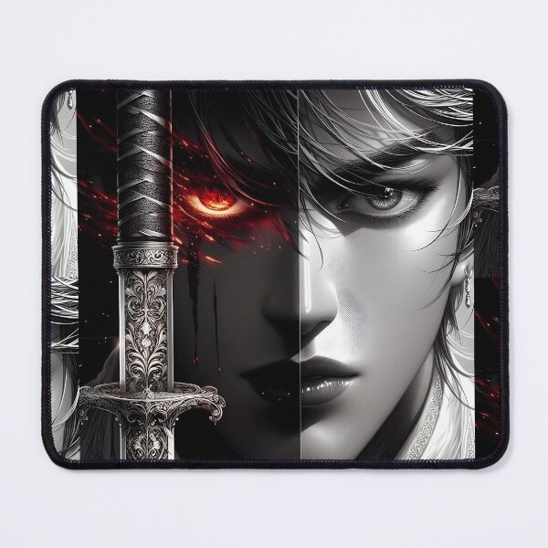 Item preview, The Mirror's Edge: Samurai Confronting the Reflection of His Inner Dark Side designed and sold by MouradStudio.