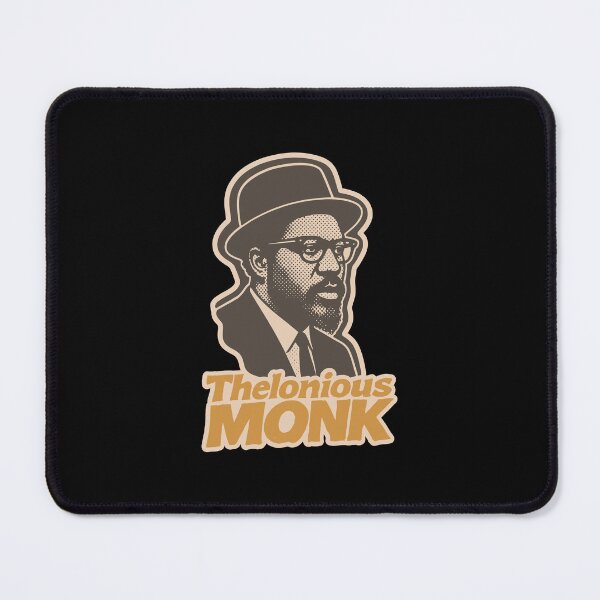 Item preview, Thelonious Monk Jazz Piano Halftone Expression designed and sold by Boogosh.