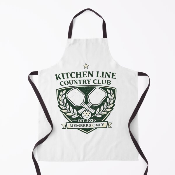 Item preview, Retro Pickleball Shirt – Kitchen Line Country Club Vintage Crest designed and sold by TheCrookedFern.