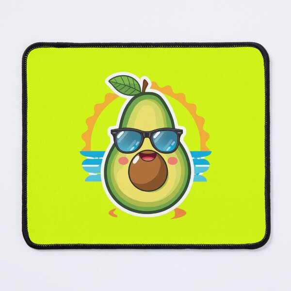 Item preview, Cute Avocado With Sunglasses Summer Vibes Kawaii Fruit Cartoon Aesthetic T-Shirt Sticker designed and sold by Kruti Collection.
