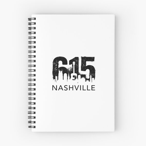 Item preview, 615 Nashville Skyline Guitar Area Code Grunge Silhouette designed and sold by Fenay Designs.