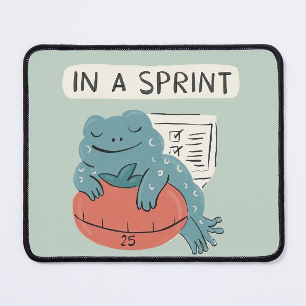 Item preview, Hand-Drawn Productivity Frog with Pomodoro Timer for Task Planning & Focus designed and sold by MaddaMom.