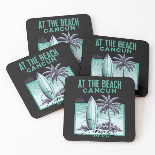Item preview, Cancun Beach Surfing Cruise Ship Summer Vacation designed and sold by Tsugraf Designs.
