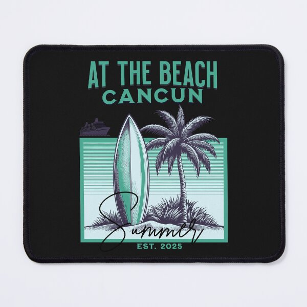 Item preview, Cancun Beach Surfing Cruise Ship Summer Vacation designed and sold by Tsugraf Designs.