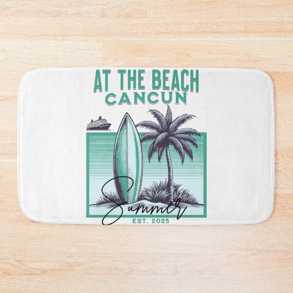 Item preview, Cancun Beach Surfing Cruise Ship Summer Vacation designed and sold by Tsugraf Designs.