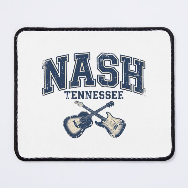 Item preview, Nash Tennessee Collegiate Crossed Guitars Vintage designed and sold by Fenay Designs.