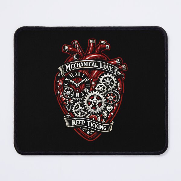 Item preview, Mechanical Love Keep Ticking designed and sold by SnappyPNG.