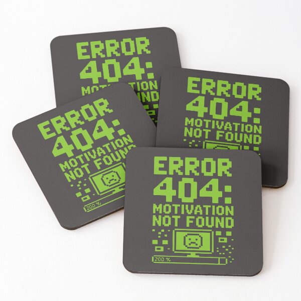 Item preview,  error 404 motivation not found designed and sold by MONO LAB .