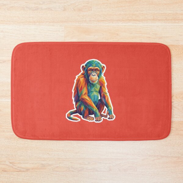 Item preview, Geometric Frontal Chimpanzee – Modern Ape Design for Science Students designed and sold by bsbd-action.