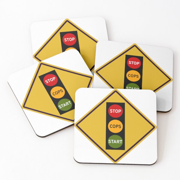 Item preview, Start Cops Stop Traffic Light Driver Humor designed and sold by ChR-oman.