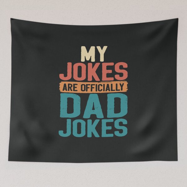 Item preview, My Jokes are Officially Dad Jokes Funny For Men First Fathers Day Retro Vintage  designed and sold by alenaz.