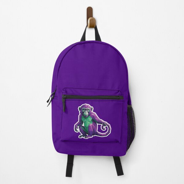Item preview, Purple and Green Ape – Mystic Monkey Art for Vaporwave Style Lovers designed and sold by bsbd-action.