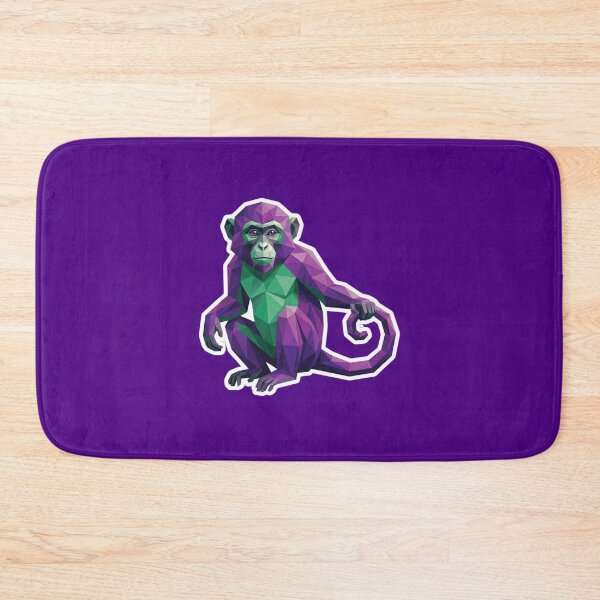 Item preview, Purple and Green Ape – Mystic Monkey Art for Vaporwave Style Lovers designed and sold by bsbd-action.