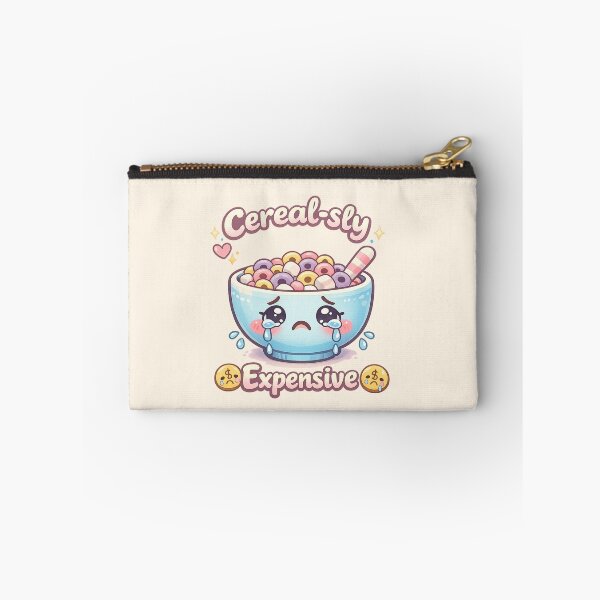 Item preview, Cute Crying Cereal Bowl Kawaii - Cereal-sly Expensive | Funny Food Pun Art designed and sold by PopCulturePixel.