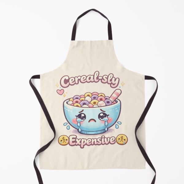 Item preview, Cute Crying Cereal Bowl Kawaii - Cereal-sly Expensive | Funny Food Pun Art designed and sold by PopCulturePixel.