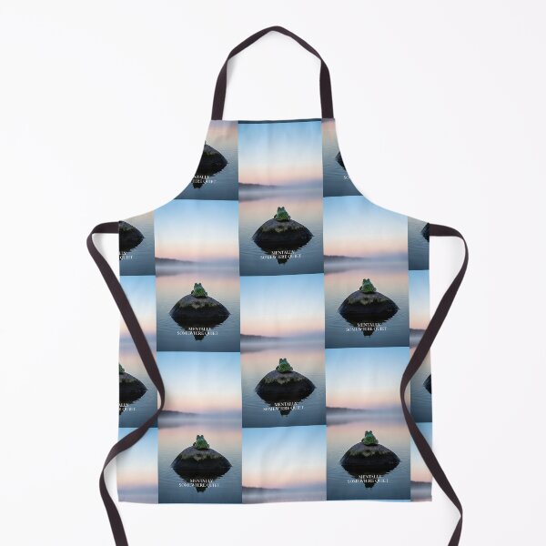 Item preview, Mentally Somewhere Quiet Frog Lake Sunset Art designed and sold by Itsheartshop.