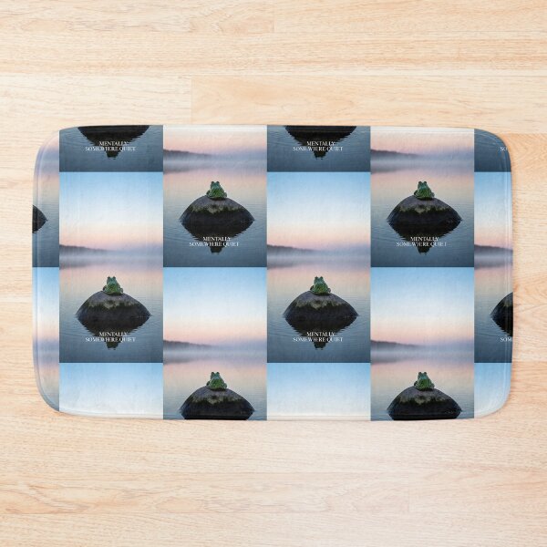 Item preview, Mentally Somewhere Quiet Frog Lake Sunset Art designed and sold by Itsheartshop.