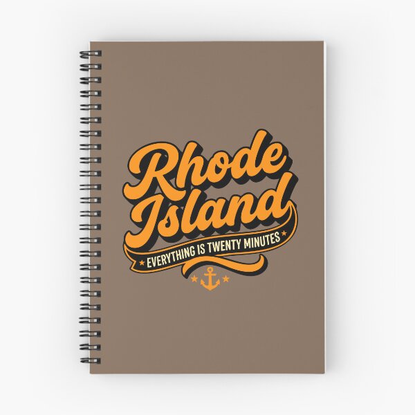 Item preview, Rhode Island Retro Everything Is Twenty Minutes Script Vector Aesthetic designed and sold by Cozy-Old-Pub.