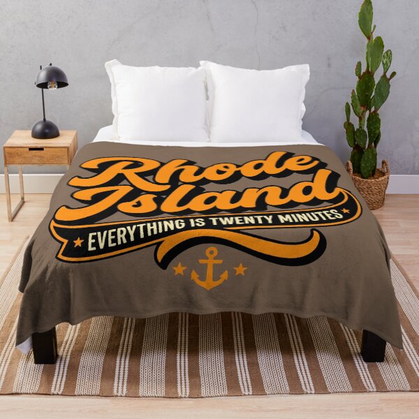 Item preview, Rhode Island Retro Everything Is Twenty Minutes Script Vector Aesthetic designed and sold by Cozy-Old-Pub.