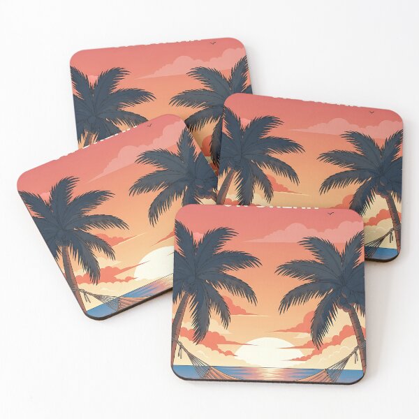Item preview, Mentally On Break Dog Hammock Beach Sunset Art designed and sold by Itsheartshop.