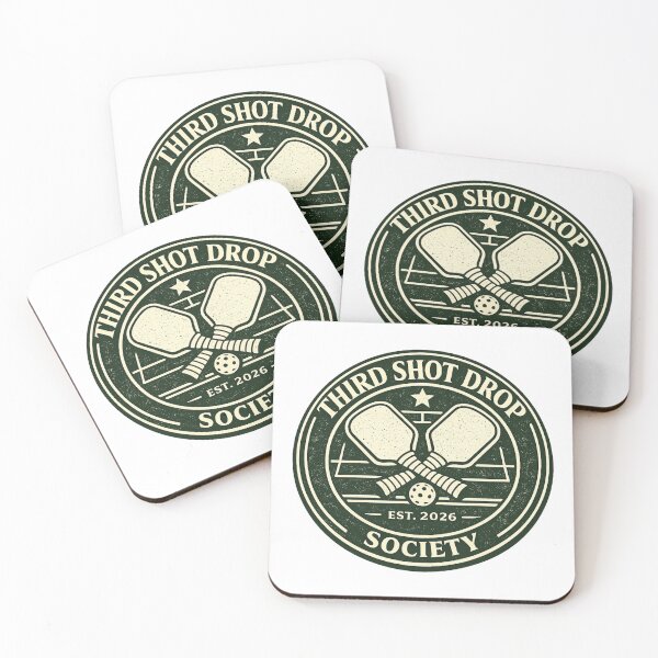 Item preview, Retro Pickleball Shirt – Third Shot Drop Society Vintage Club Seal designed and sold by TheCrookedFern.