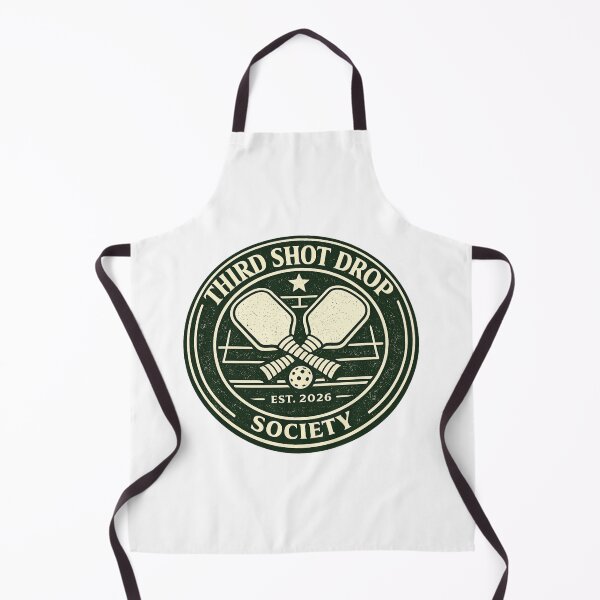 Item preview, Retro Pickleball Shirt – Third Shot Drop Society Vintage Club Seal designed and sold by TheCrookedFern.