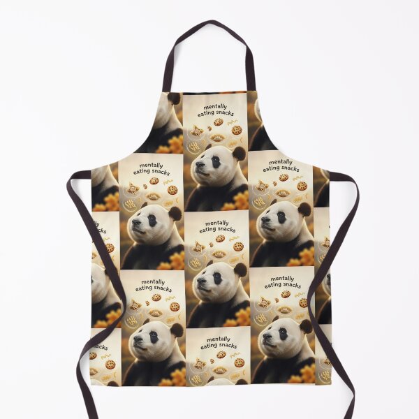 Item preview, Mentally Eating Snacks Cute Panda Foodie Art designed and sold by Itsheartshop.