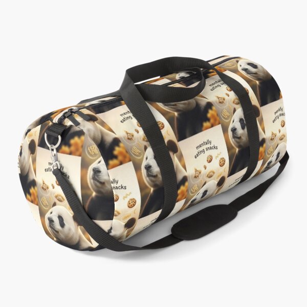 Item preview, Mentally Eating Snacks Cute Panda Foodie Art designed and sold by Itsheartshop.