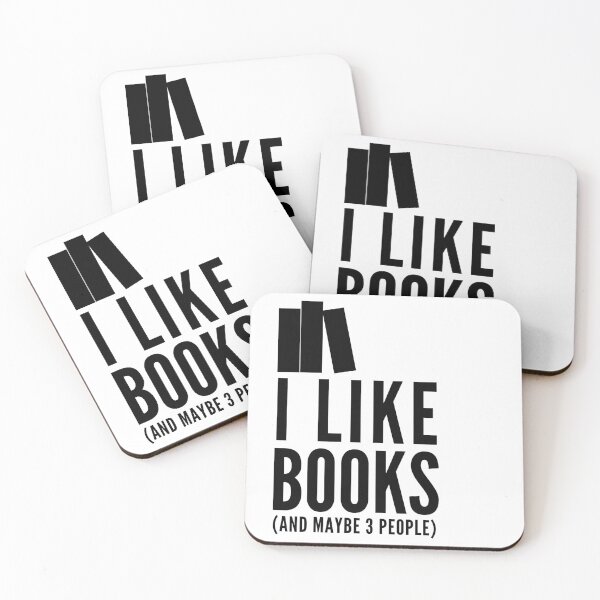 Item preview, I Like Books (and maybe 3 people) designed and sold by A Fabulous Production.