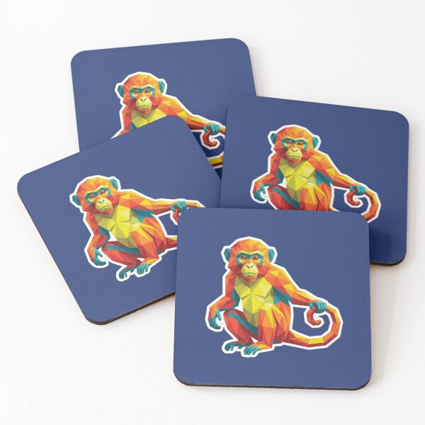Item preview, Bright Yellow Monkey – Optimistic Monkey Sticker for Graduation Gifts designed and sold by bsbd-action.
