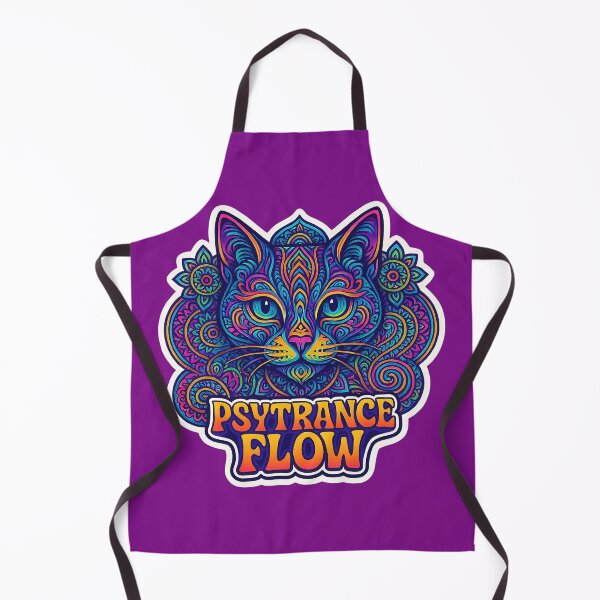 Item preview, Psytrance Flow Cat – Psychedelic Trance Art Design designed and sold by |TRSSHOP|.