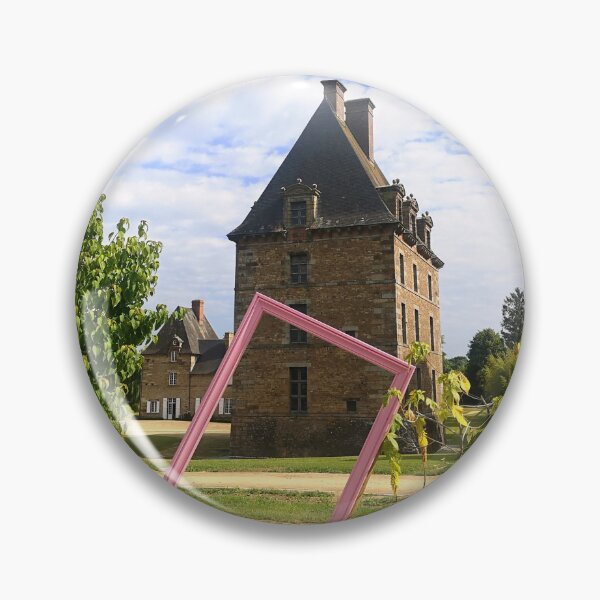 Item preview, French Renaissance Castle With Pink Frame designed and sold by Kainicram.