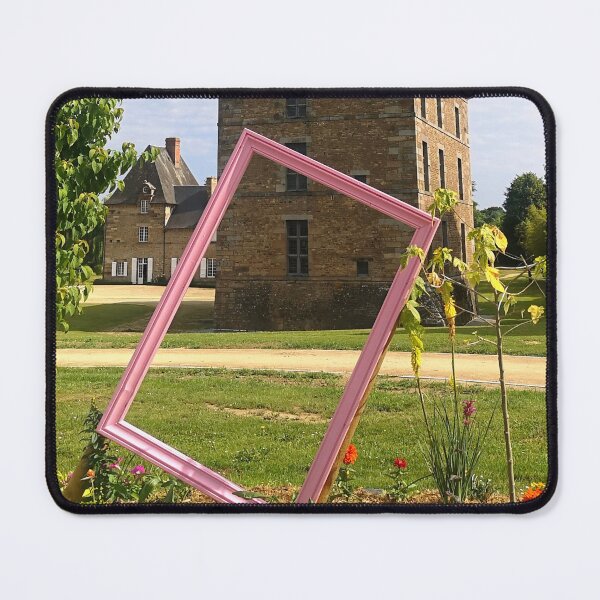 Item preview, French Renaissance Castle With Pink Frame designed and sold by Kainicram.