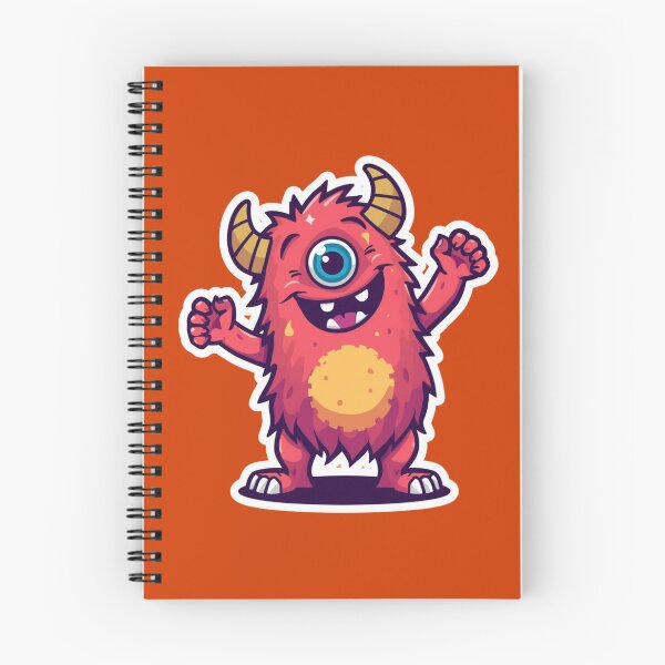 Item preview, Cute One-Eyed Monster Cartoon Kawaii Funny Creature Colorful Fantasy Character T-Shirt Sticker designed and sold by Kruti Collection.