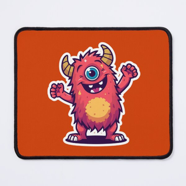 Item preview, Cute One-Eyed Monster Cartoon Kawaii Funny Creature Colorful Fantasy Character T-Shirt Sticker designed and sold by Kruti Collection.