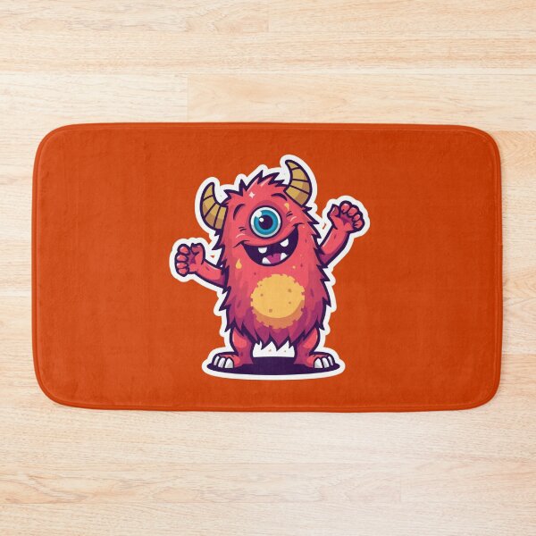 Item preview, Cute One-Eyed Monster Cartoon Kawaii Funny Creature Colorful Fantasy Character T-Shirt Sticker designed and sold by Kruti Collection.