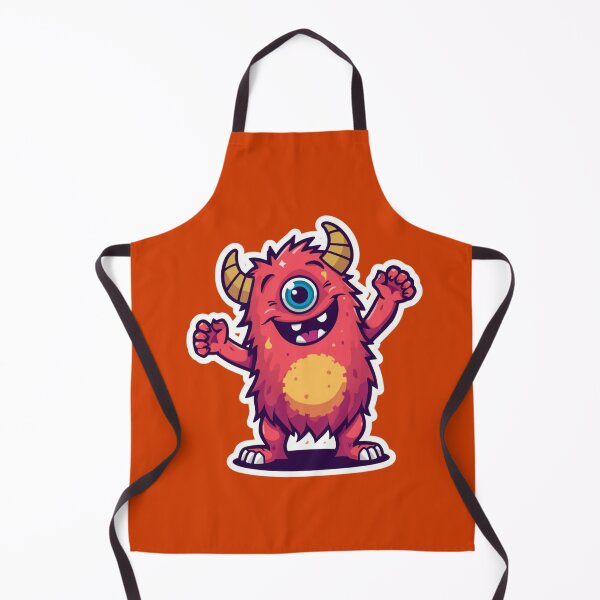 Item preview, Cute One-Eyed Monster Cartoon Kawaii Funny Creature Colorful Fantasy Character T-Shirt Sticker designed and sold by Kruti Collection.