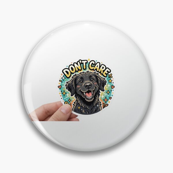 Item preview, Attitude Dog Sticker – Don’t Care Pet designed and sold by SainiArt19.