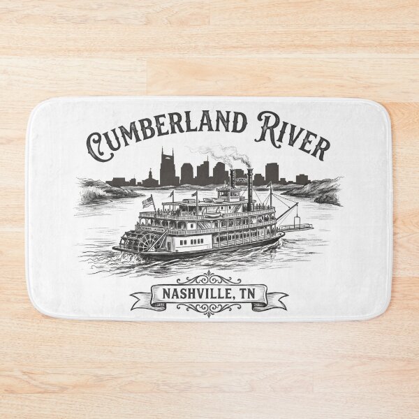 Item preview, Cumberland River Nashville TN Vintage Riverboat designed and sold by Fenay Designs.