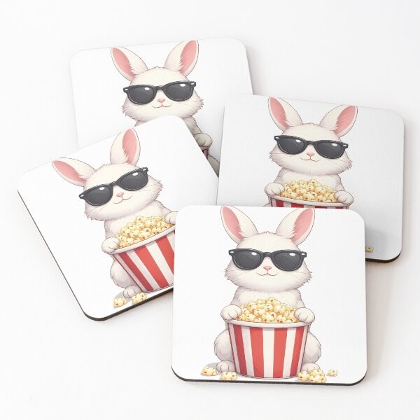 Item preview, Movie Night Bunny designed and sold by Icareis-Studios.